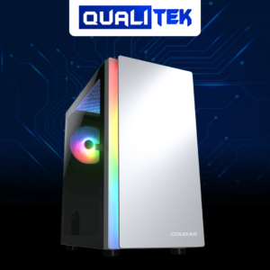 COUGAR PURITY ARGB MINI TOWER GAMING CASE W/TG 1ARGB FANS WHITE M, ATX